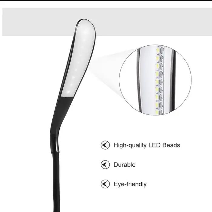 Mini lumière USB pour ordinateurs portables, capteur tactile, lumière LED pour livre, batterie exter