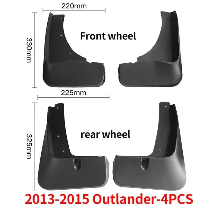Garde-boue de voiture pour Mitsubishi Outlander 2009 – 2021, protection contre les éclaboussures, ac