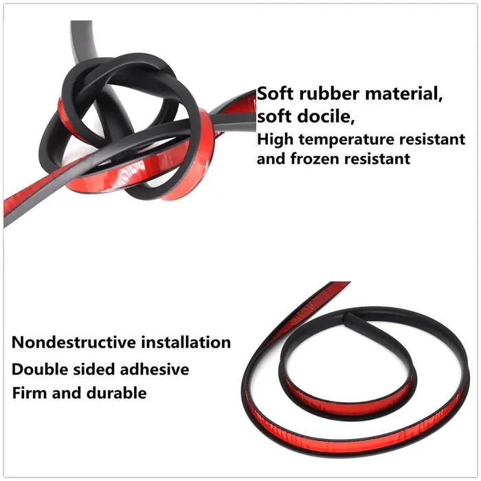 Garde-boue universel en caoutchouc pour voiture, 300cm, protection contre les éclaboussures, Extensi