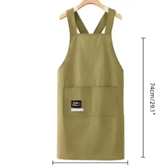Tablier de Cuisine en Coton et PVC Élégant et Durables Pour Adultes Occasions Spéciales et Travaux Intenses