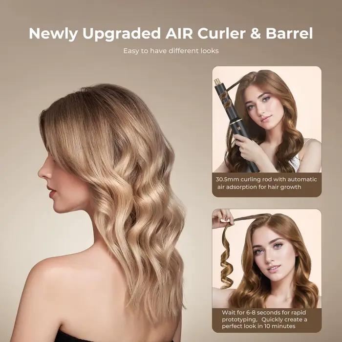 Sèche-cheveux multi-en-un, peigne à air chaud, sèche-cheveux domestique intégré, brosse à air chaud