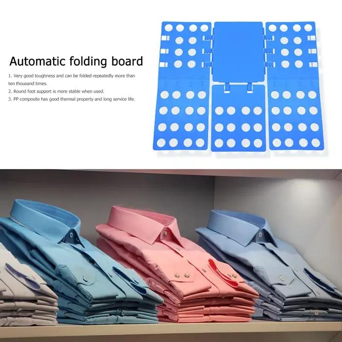 Planche de pliage rapide pour tshirts adultes pliable et réglable en plastique pour buanderie rangement efficace et organisation des vêtements