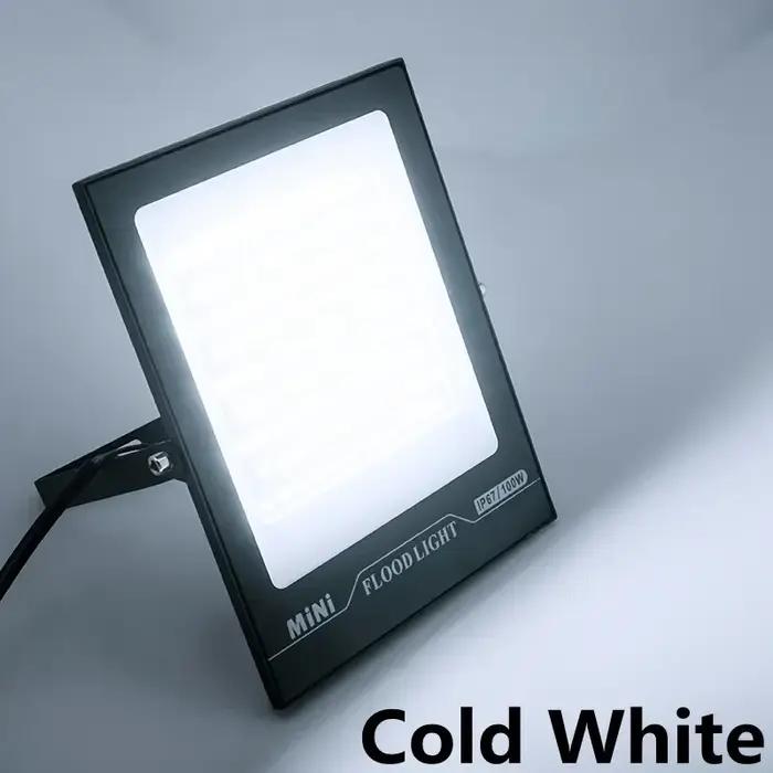 Projecteur LED 220V 10W 20W 30W 50W 100W 150W 200W IP67 Étanche pour l'extérieur