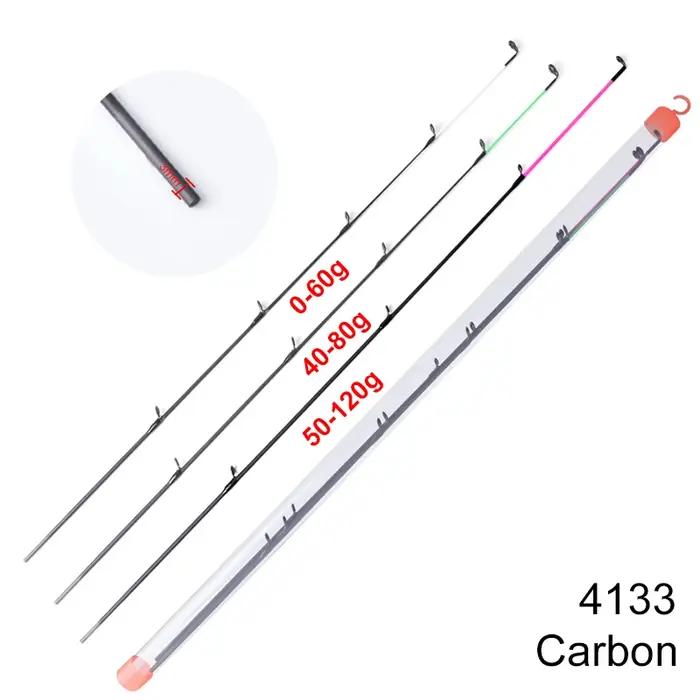 Canne à leurre en fibre de verre FTK Top Tip pour pêche en mer, plage, lac et rivière polyvalente et résistante