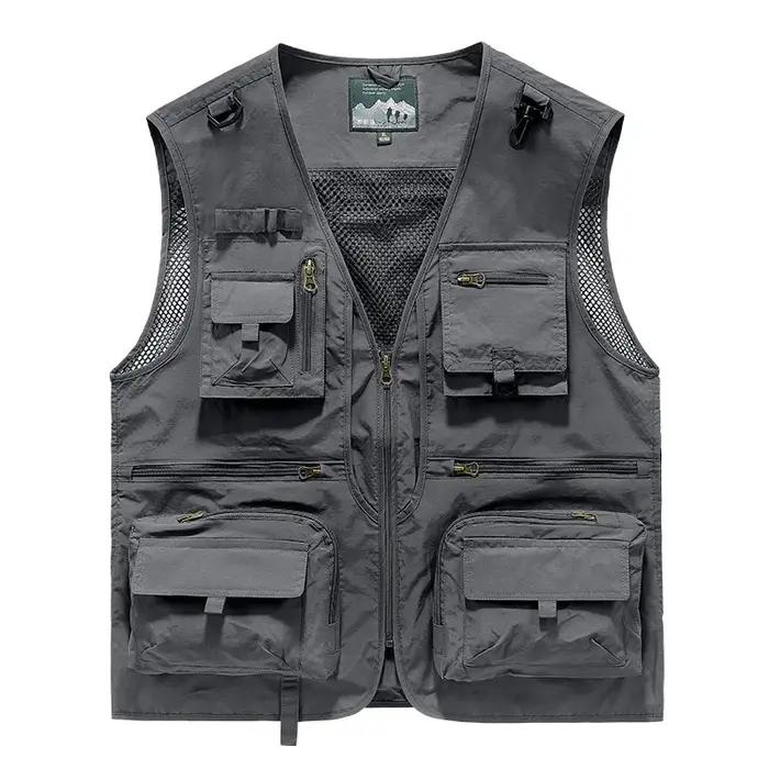 FGKKS – gilet multi-poches pour hommes