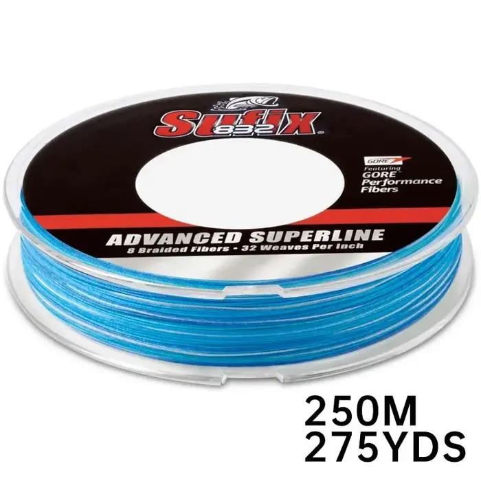 Sufix 832 sufix tresse x8 support ligne de pêche-longueur: 250 m/275 m