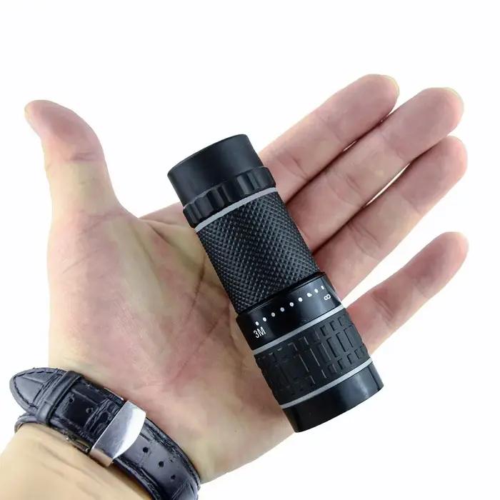 Monoculaire 10x22 haute qualité zoom focus film vert poche optique portable chasse tourisme scope