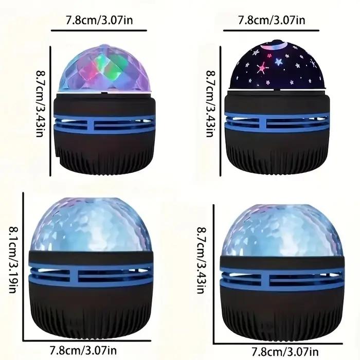 Projecteur d'étoiles et de galaxies, budgétaire de vagues d'eau et d'océan, veilleuse de chambre à c