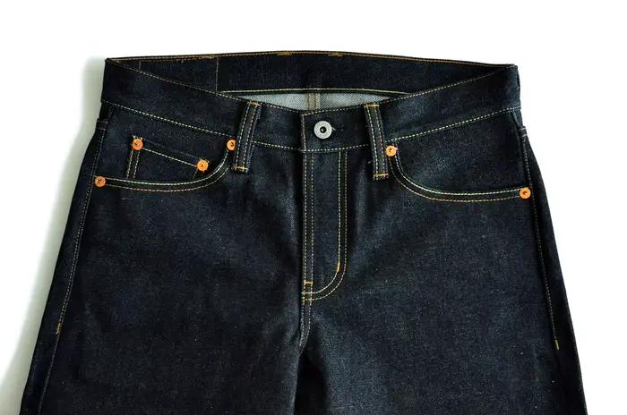 Saucezhan 310XX-18OZ jean pour hommes lisière Denim