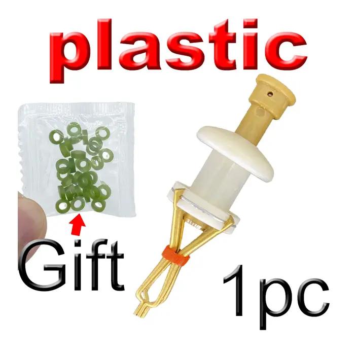 1pc ver de sang assisté leurre granule Angleworm Clip carpe pêche bandeuse granulés pince ver homm asticots outil