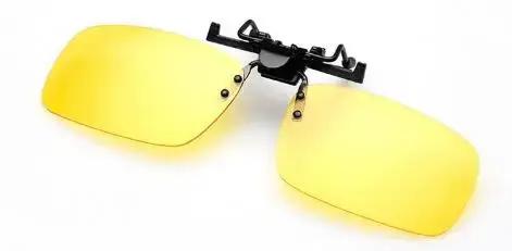 Lunettes de sécurité de nuit pour hommes et femmes, verres de conduite à Clip, Vision nocturne, Anti