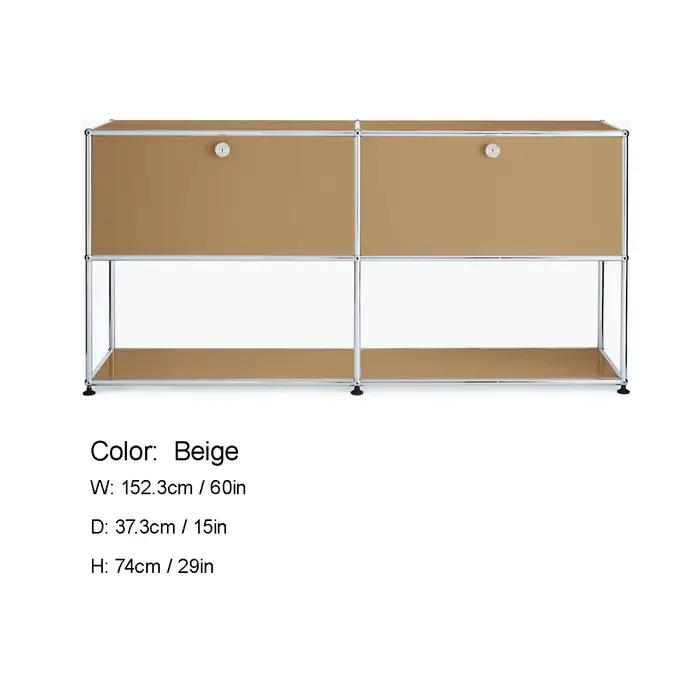 Meuble TV modulaire personnalisé en métal