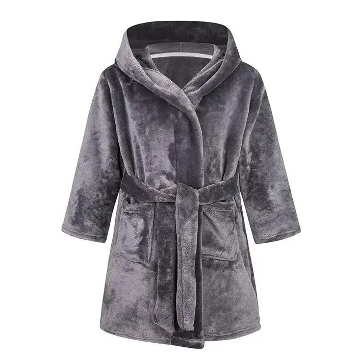 Peignoir enfants pour fille enfants vêtements fille flanelle Robe de bain vêtements garçon dessin animé Robe de nuit enfants pyjamas pour fille 2-12 ans