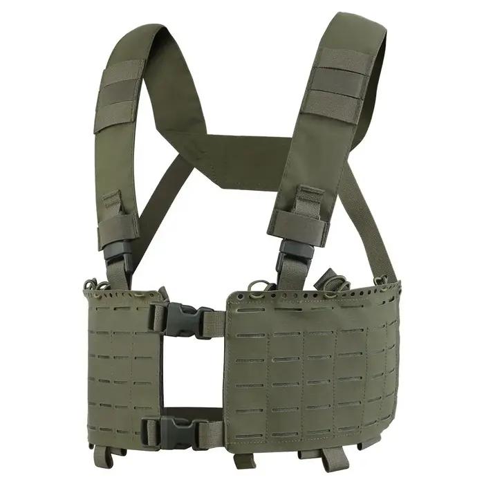 Gilet tactique de poitrine à système Molle découpé