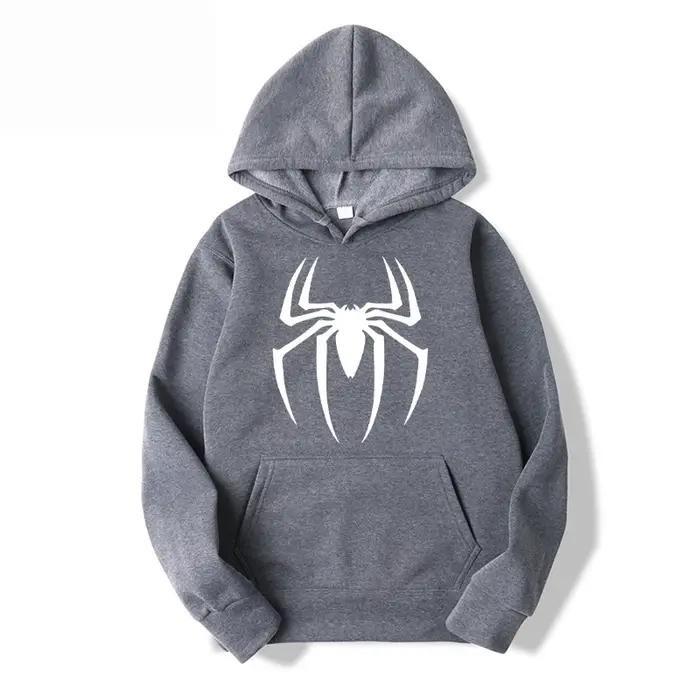 2023 automne/hiver hommes nouveau araignée sport sweat à capuche imprimé pull à capuche hommes décon