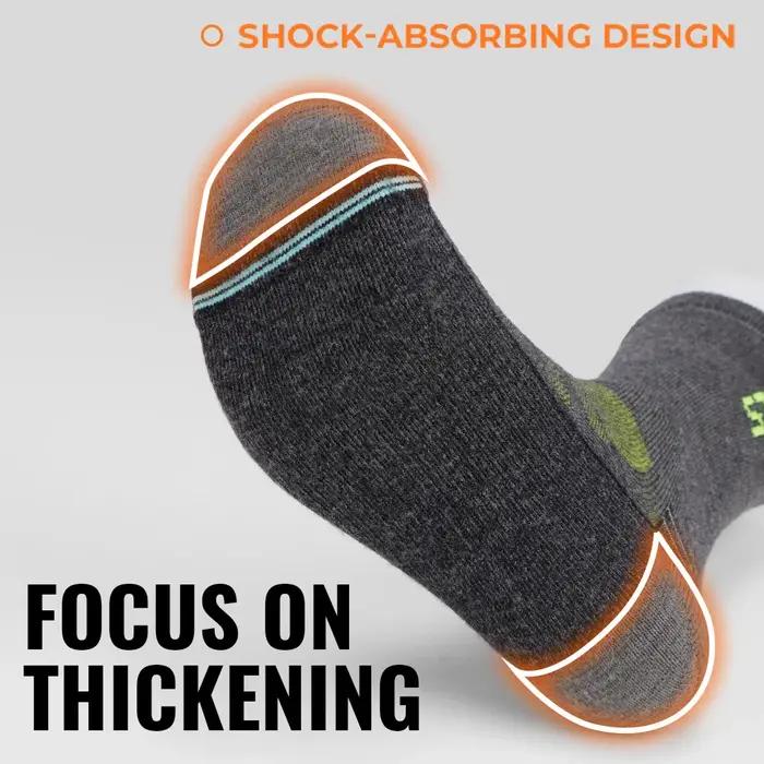 Chaussettes randonnée chasse laine mérinos compression - 1/2/3 paires techniques hiver respirantes