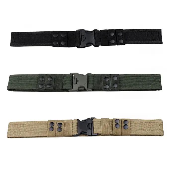 Ceinture tactique de Camouflage en plein air pour hommes, ceinture en tissu Oxford, ceinture d'alpin
