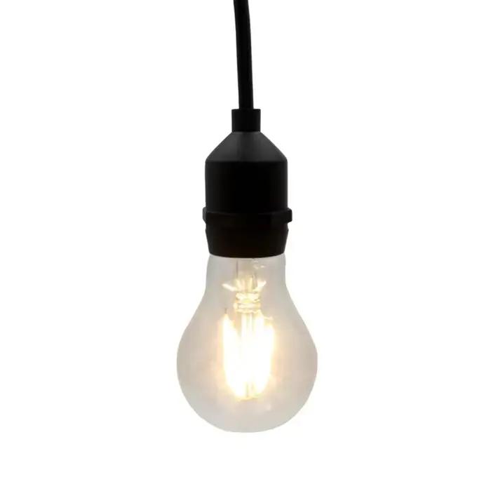 Base de lampe E27 extérieure AC 110-240V avec rallonge, support de lampe étanche E27