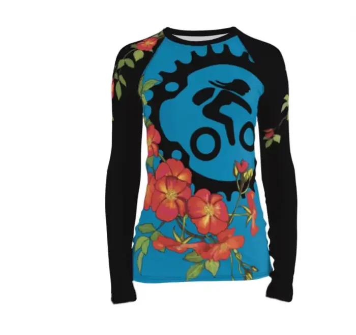 Maillot de vélo été femmes VTT descente DH enduro séchage rapide à manches longues chemise de cyclis