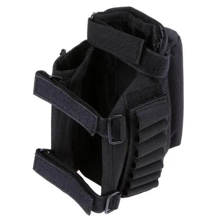 Sac à cartouche tactique en nylon robuste avec support pour pistolet et pochette portable pour munitions et chargeurs de pistolet occasions de chasse