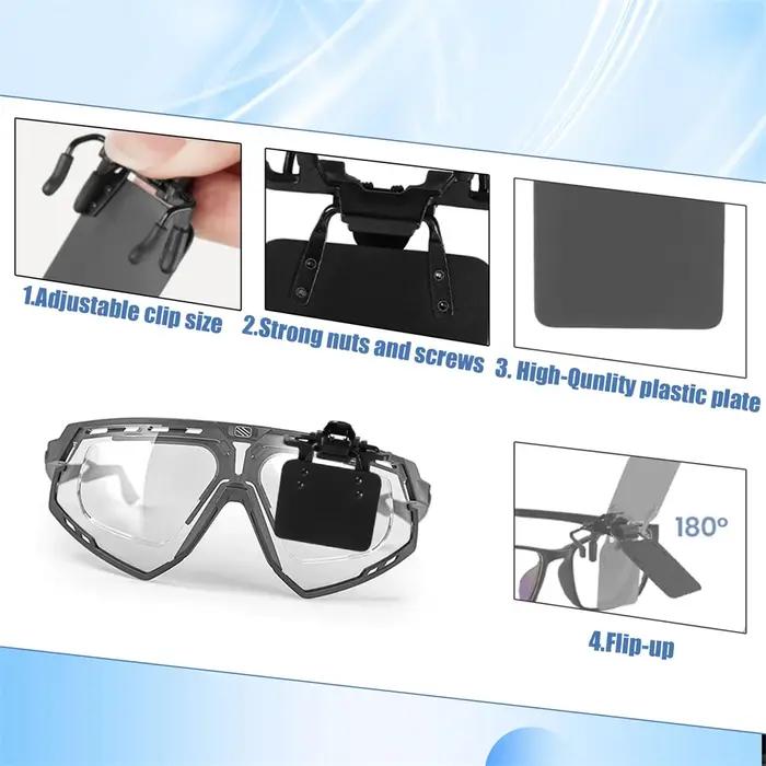 2 pièces lunettes de tir blindages patchs pour les yeux de tir Standard 180 ° Boucliers en verre réglables Occluder