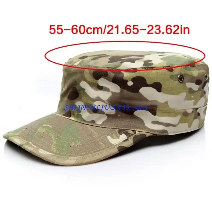 E21F – chapeau seau vert réglable, Design décontracté, chapeau ventilé pour randonnée Camping printemps automne