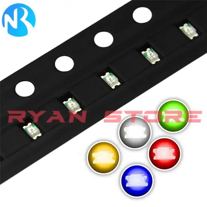 3000 pièces/4000 pièces 0402 0603 0805 1206 SMD LED Orange rouge blanc bleu vert jaune violet rose b