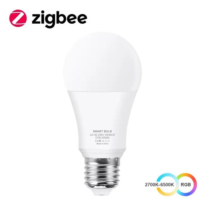 Tuya Wifi ampoule intelligente RGB E27 Zigbee