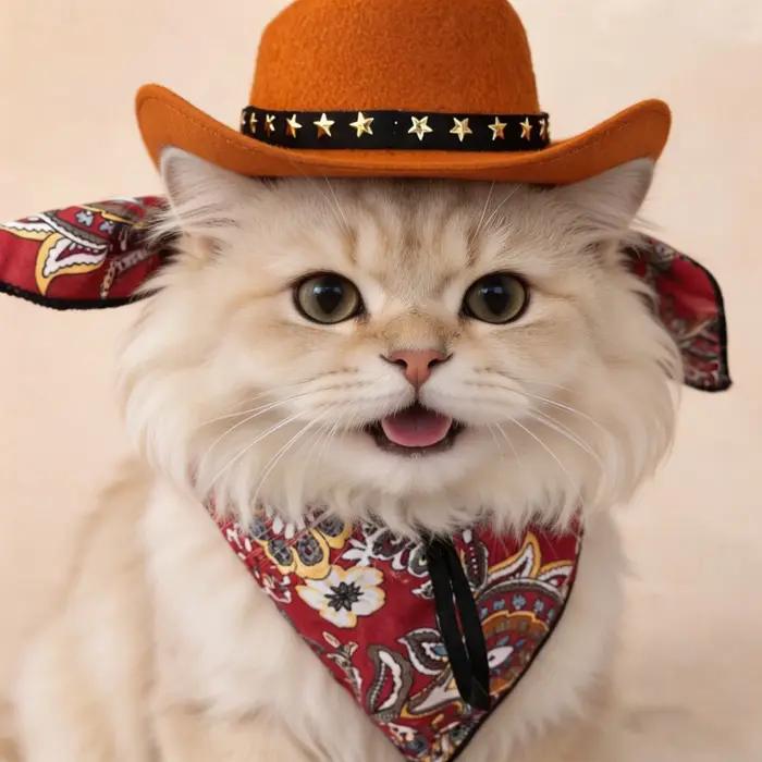 Chapeau de cowboy britannique pour chien