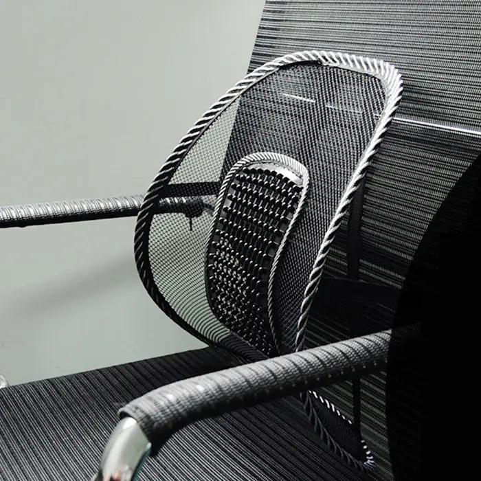 Coussin de dossier de chaise de siège de voiture, attelle lombaire en maille, coussin de chaise de s