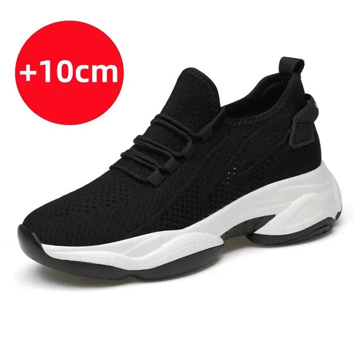 Baskets d'été à talons cachés mogaciillo pour hommes, chaussures décontractées avec hauteur augmentée et massage, idéales pour les journées estivales et les soirées décontractées