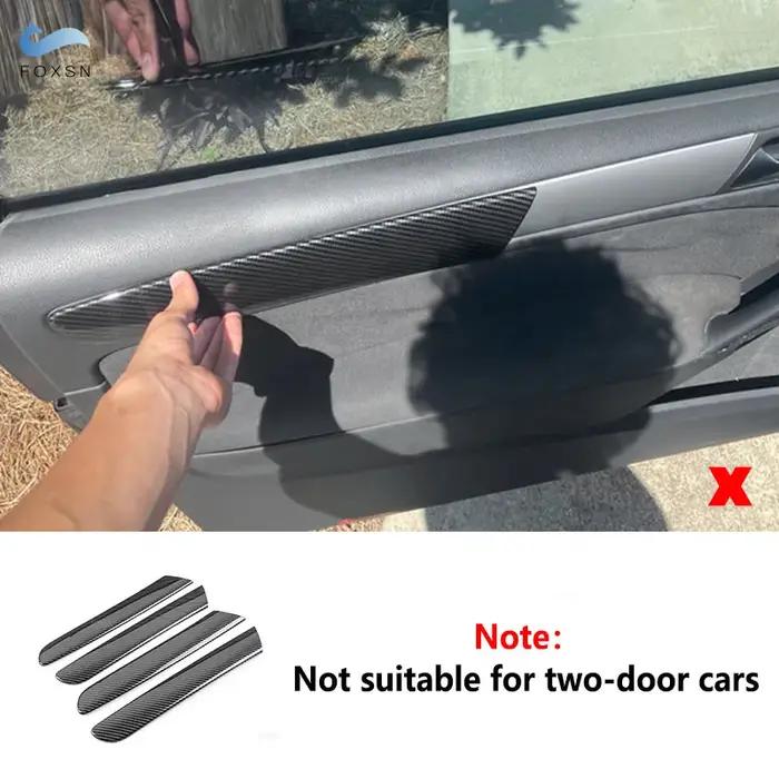 4 pièces pour VW Golf 6 MK6 2008 2009 2010-2013 bandes de panneau de fenêtre de porte intérieure de