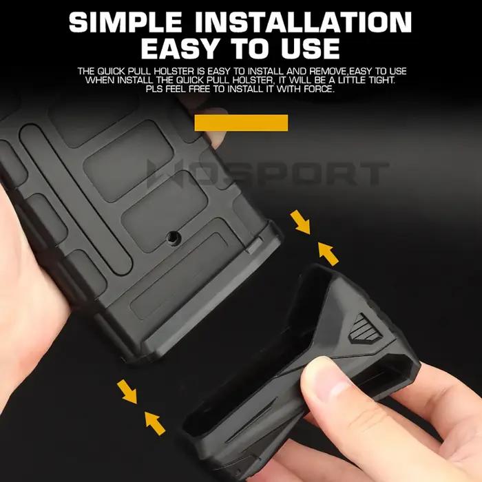 Puller rapide pour chargeurs 5.56 M4 AR15 - Accessoire chasse et tir sportif pour changement de magasin rapide