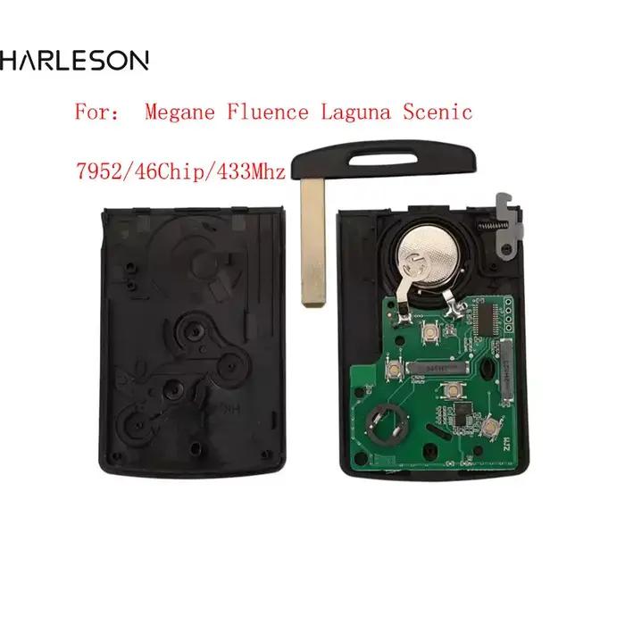 Carte de clé télécommande intelligente sans clé, pour Renault Megane Fluence Laguna Scenic Clio Capt