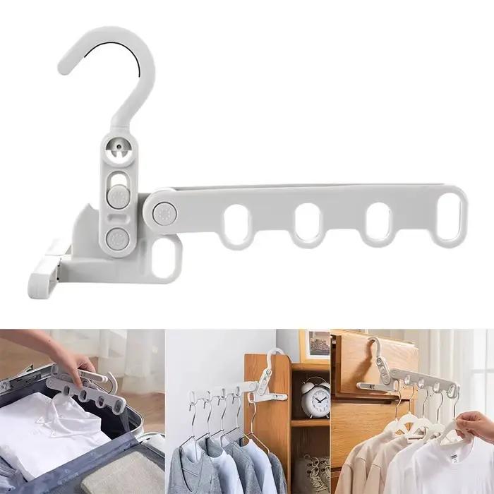 Nouveaux hôtels pliable vêtements support de séchage cinq trous multi-fonction