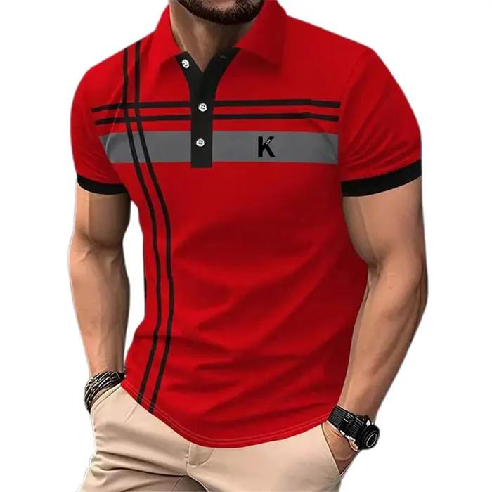 Polo de Rugby à manches courtes pour hommes