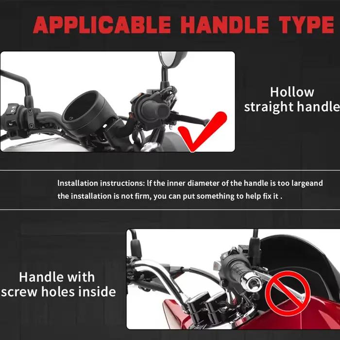 Leviers d'embrayage de frein réglables en aluminium CNC pour moto, extrémités de poignée de guidon,