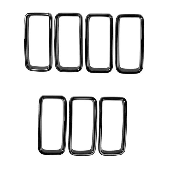 Pour Jeep Renegade 2019 2020 2021 2022 Grille de pare-chocs avant Inserts de calandre de course garn