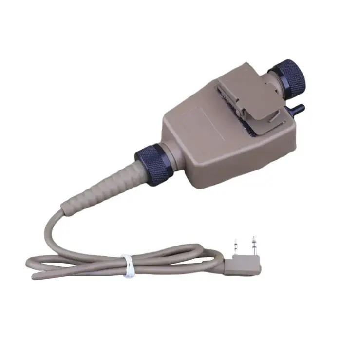 Emersongear pour TEA PTT interphone tactique fil de commutation pour Kenwood Version Radio Charge pr