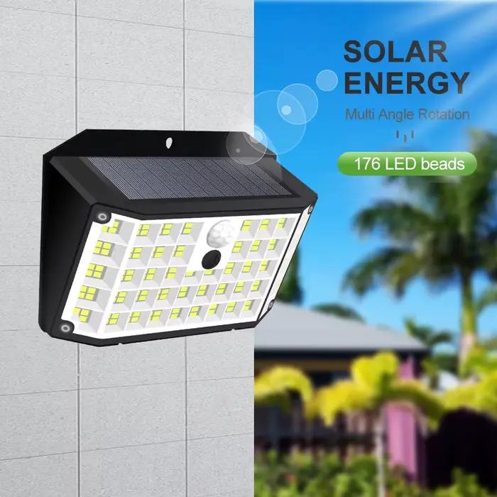 Lumière solaire extérieure 468/208/138 LED lumière solaire extérieure LED lumières de sécurité solai