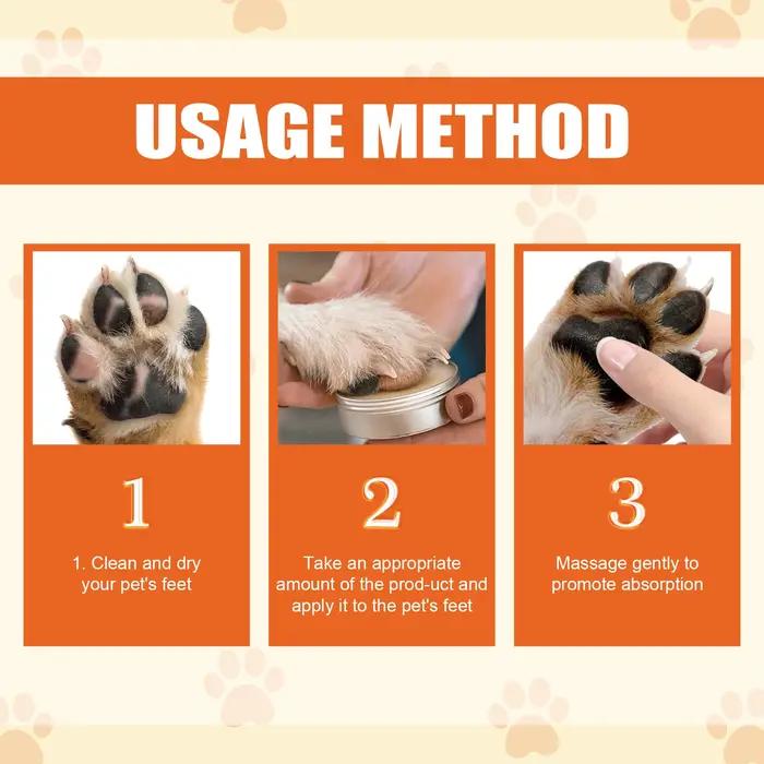 Baume hydratant pour pattes et museau des animaux de compagnie Yegbong soin hivernal anti-sécheresse pour chiens et chats occasions spéciales et soins quotidiens