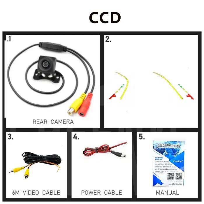 Ligne dynamique de caméra de recul universelle pour voiture