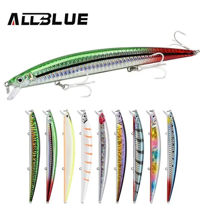 ALLBLUE – Leurre coulant de type jerkcast de 145mm et 22 g, appât artificiel pour la pêche au large