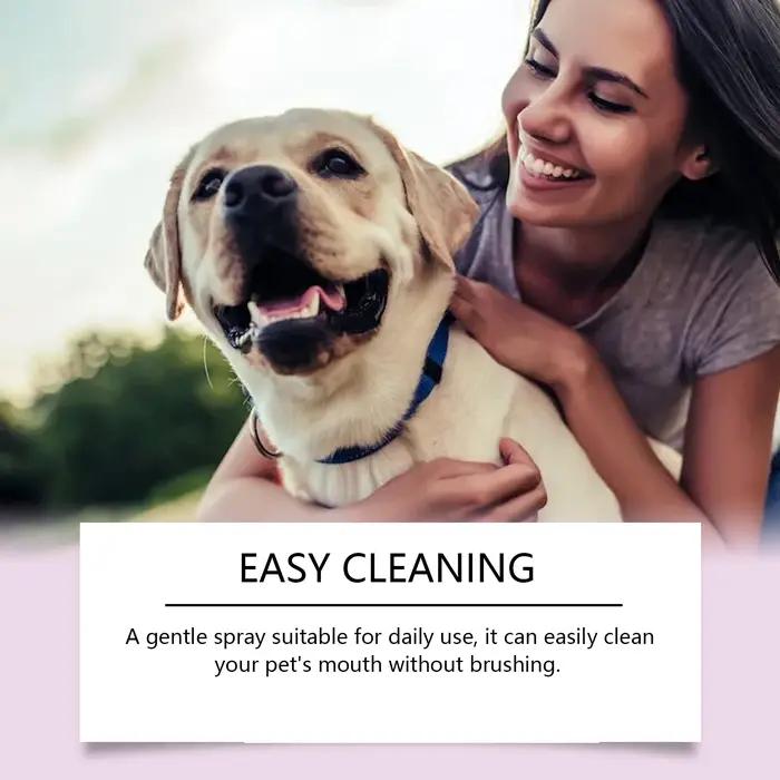 Spray pour dents d'animaux recommandés par les vétérinaires – Dissolves du tartre et prévient le calcul