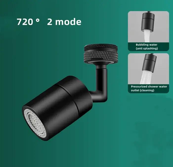 Acier inoxydable 720 ° Extension de robinet rotative universelle