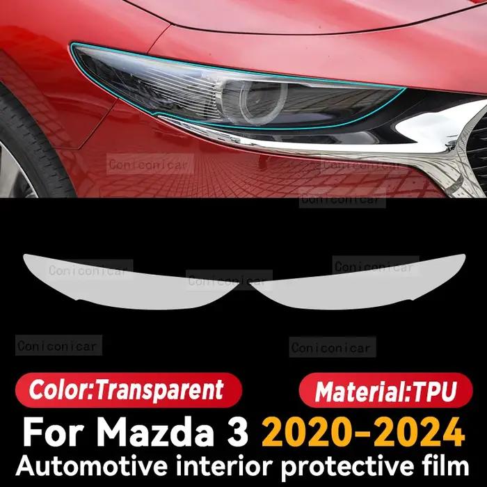 Pour MAZDA 3 2019-2024 panneau de Console centrale intérieure de voiture Navigation Film de protecti