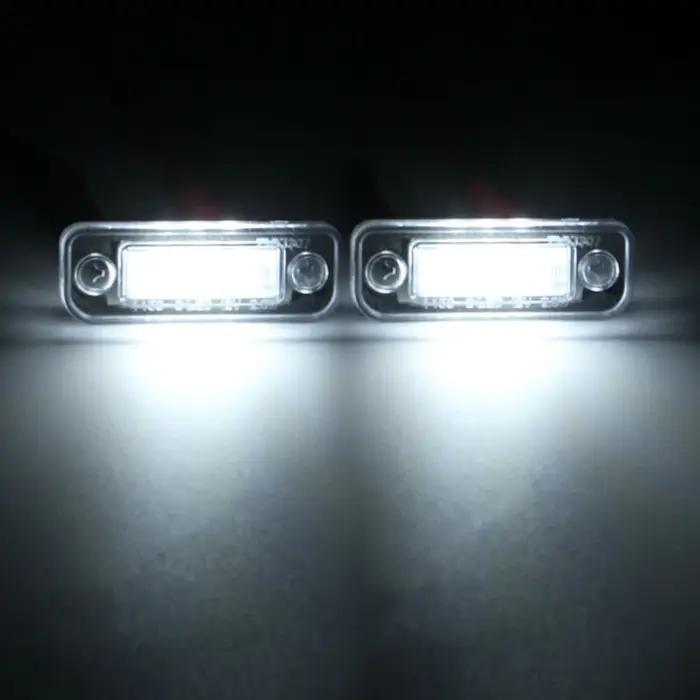 Lampe de plaque d'immatriculation LED pour voiture, 2 pièces, Canbus, pour mercedes-benz classe C/E
