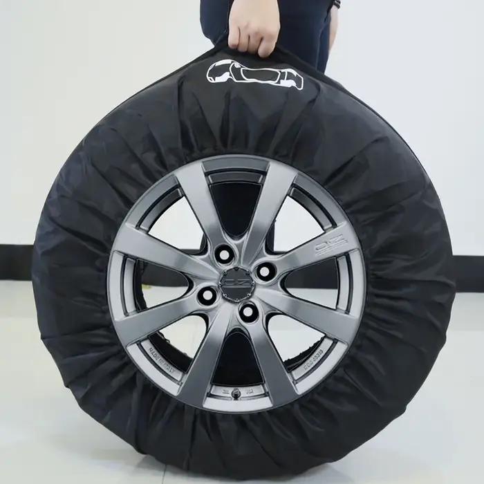 Housse de protection pour pneus de secours de voiture, 4 pièces/lot, sacs de rangement en Polyester