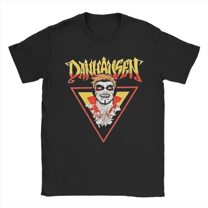 Danhausen Wrestler T-shirts pour hommes en coton vintage à col rond à manches courtes vêtements gran