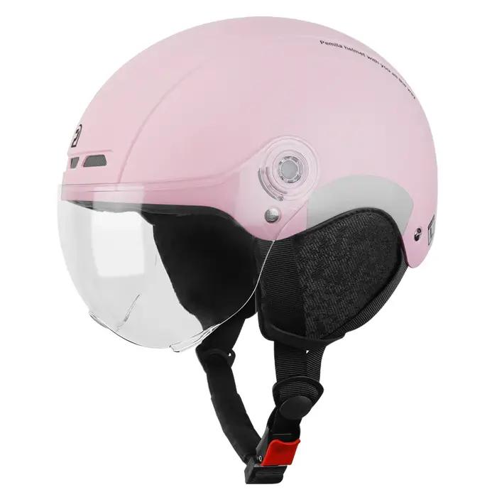 Casque de vélo avec lunettes pour homme et femme